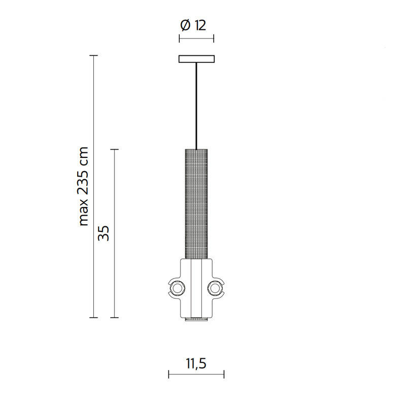 Nando AA LED Pendant Light