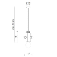 Karman Nando AB Pendant Light | All Square Lighting