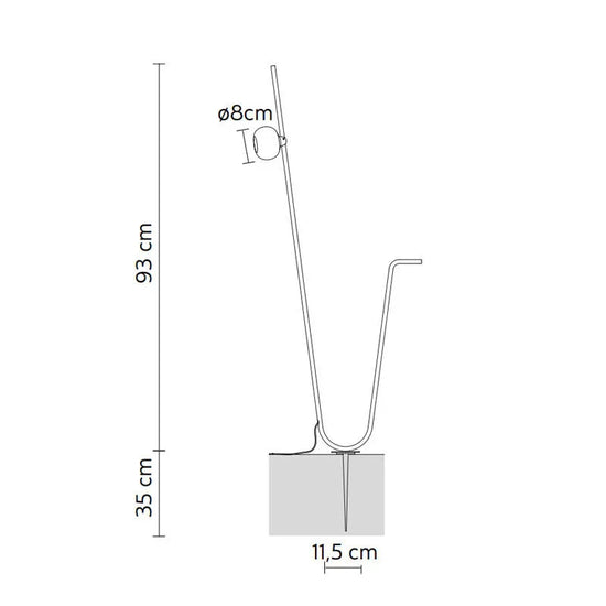 Pois AN Outdoor Floor Lamp