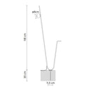 Karman Pois BN Outdoor Floor Lamp | All Square Lighting