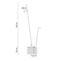 Karman Pois BN Outdoor Floor Lamp | All Square Lighting