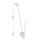 Karman Pois CN Outdoor Floor Lamp | All Square Lighting