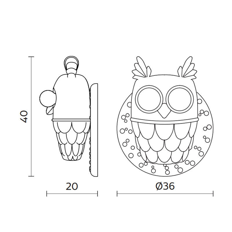 Ti . Vedo Wall Light