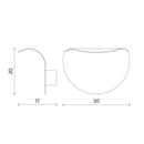 Karman Va . Lentina Wall Light | All Square Lighting