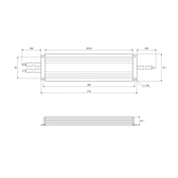 150W 24V DALI-2 Dimmable IP66 LED Driver