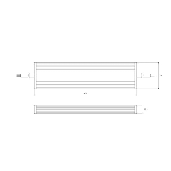 300W 24V DALI-2 Dimmable IP66 LED Driver
