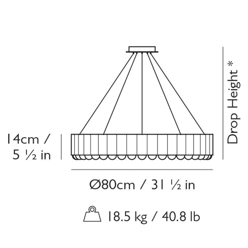 Lee Broom Carousel Medium Pendant Light | All Square Lighting