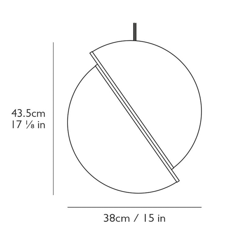 Crescent Pendant Light