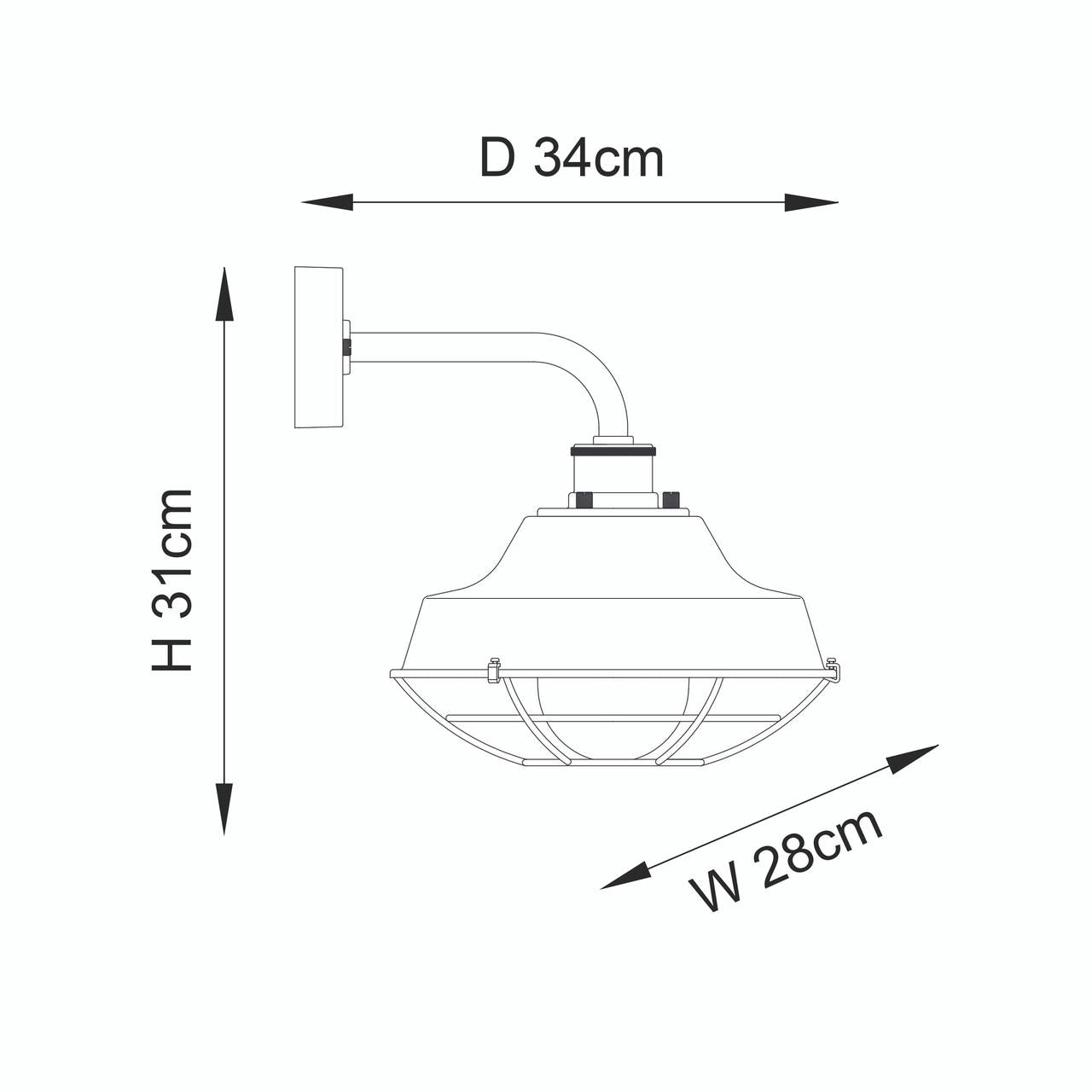 Lifestyle Lighting Company Cage Wall Light | All Square Lighting