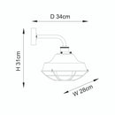 Lifestyle Lighting Company Cage Wall Light | All Square Lighting