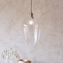 Lifestyle Lighting Company Hammered Glass Large Pendant Light | All Square Lighting