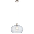 Lifestyle Lighting Company Hammered Glass Medium Pendant Light | All Square Lighting