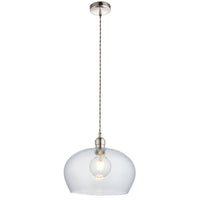 Lifestyle Lighting Company Hammered Glass Medium Pendant Light | All Square Lighting