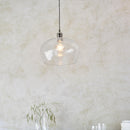 Lifestyle Lighting Company Hammered Glass Medium Pendant Light | All Square Lighting