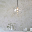 Lifestyle Lighting Company Hammered Glass Medium Pendant Light | All Square Lighting