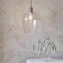 Lifestyle Lighting Company Hammered Glass Small Pendant Light | All Square Lighting