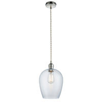 Lifestyle Lighting Company Hammered Glass Small Pendant Light | All Square Lighting