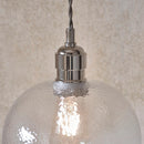 Lifestyle Lighting Company Hammered Glass Small Pendant Light | All Square Lighting