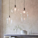Lifestyle Lighting Company Hammered Glass Small Pendant Light | All Square Lighting