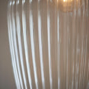 Lifestyle Lighting Company Ribbed Glass Large Pendant Light | All Square Lighting