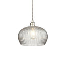 Lifestyle Lighting Company Ribbed Glass Medium Pendant Light | All Square Lighting