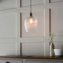 Lifestyle Lighting Company Ribbed Glass Small Pendant Light | All Square Lighting