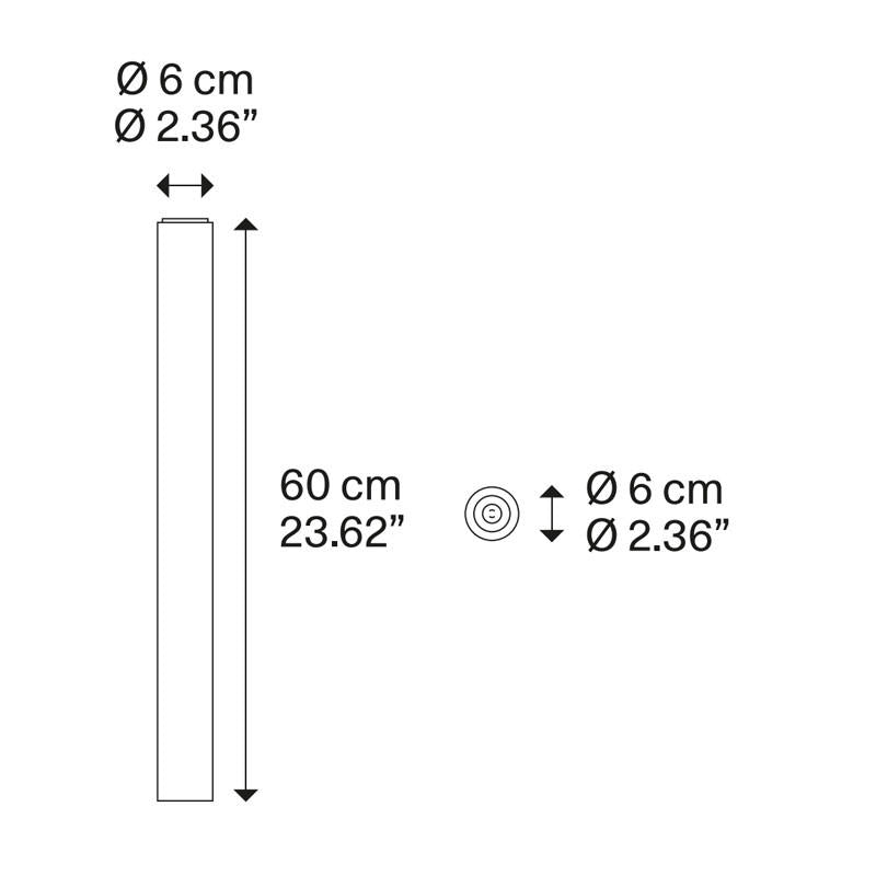 A-Tube Medium Ceiling Light