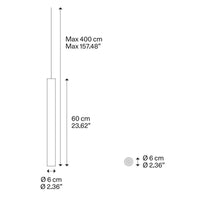 Lodes A-Tube Medium Pendant Light | All Square Lighting