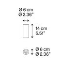 Lodes A-Tube Mini Ceiling Light | All Square Lighting