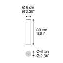 Lodes A-Tube Small Ceiling Light | All Square Lighting
