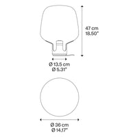 Lodes Flar Medium Floor Lamp | All Square Lighting