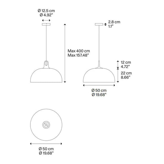 JIM Dome Pendant Light