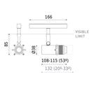 Arkoslight Coco Shaper 48V Track Spotlight | All Square Lighting