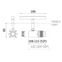 Arkoslight Coco Shaper 48V Track Spotlight | All Square Lighting