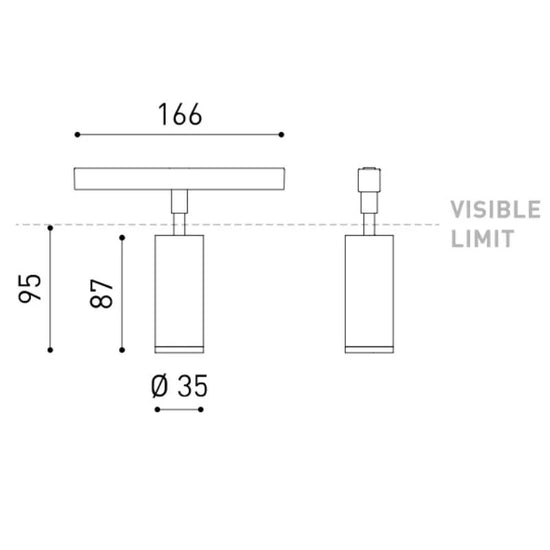 Fit 35 48V Track Spotlight