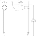 Lucent Lighting VistaMini Spot Spike Light | All Square Lighting