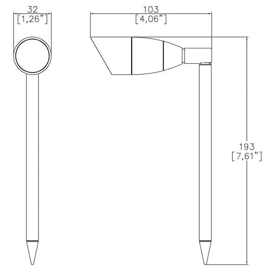 VistaMini Spot Spike Light
