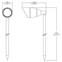 Lucent Lighting VistaSpot Spike Light | All Square Lighting