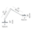 Luceplan Berenice 35 Table Lamp | All Square Lighting