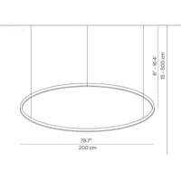 Luceplan Compendium Circle Large Pendant Light | All Square Lighting
