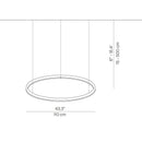 Luceplan Compendium Circle Medium Pendant Light | All Square Lighting
