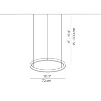 Luceplan Compendium Circle Small Pendant Light | All Square Lighting