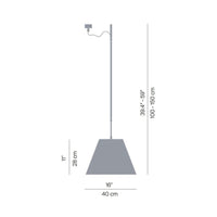 Luceplan Costanza Telescopic Pendant Light | All Square Lighting