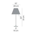 Luceplan Costanzina Table Lamp | All Square Lighting