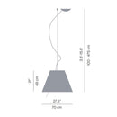 Luceplan Grande Costanza Pendant Light | All Square Lighting