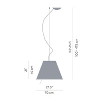 Luceplan Grande Costanza Pendant Light | All Square Lighting