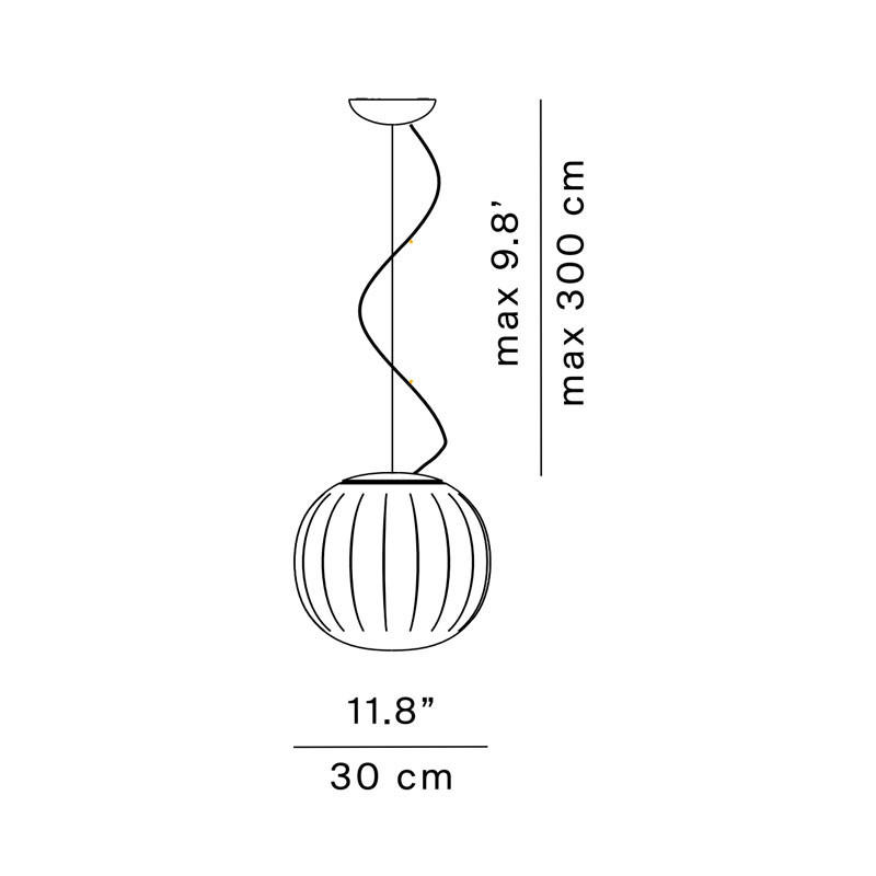 Luceplan Lita 30 Pendant Light | All Square Lighting