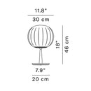 Luceplan Lita Large Standing Table Lamp | All Square Lighting