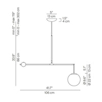 Luceplan Malamata 22 Pendant Light | All Square Lighting