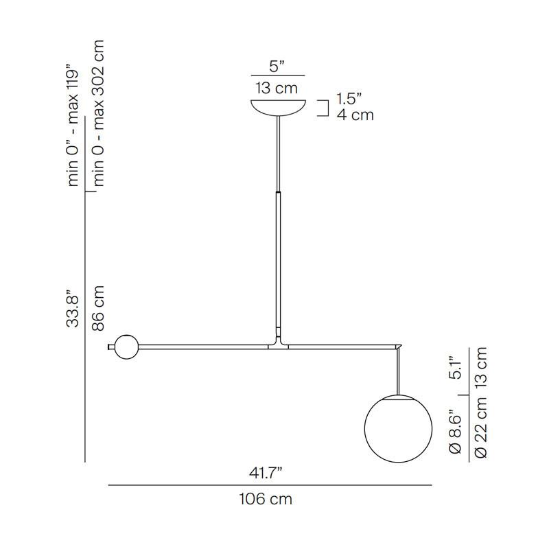 Malamata 22 Pendant Light